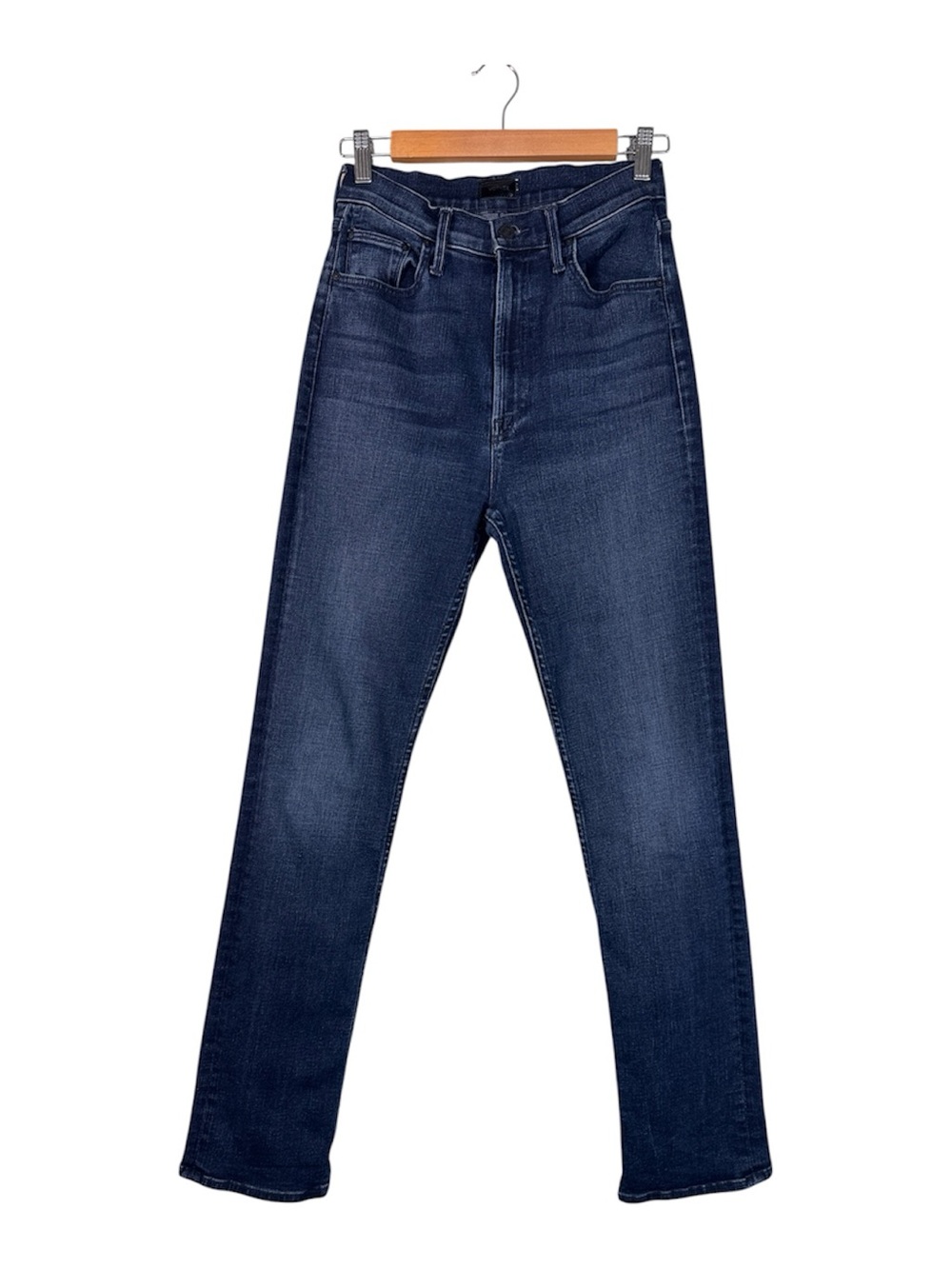 Mother Blue High Waisted Rider Skimp Jeans Womens 26 Denim Casual Skinny